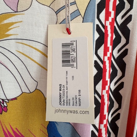 Johnny Was RACHEL MAY EASY FIT TANK DRESS, 2X - Picture 4 of 9